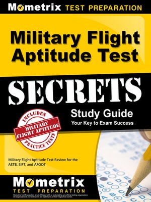 cover image of Military Flight Aptitude Test Secrets Study Guide